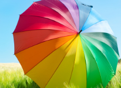 Printsetcolourwheelumbrella